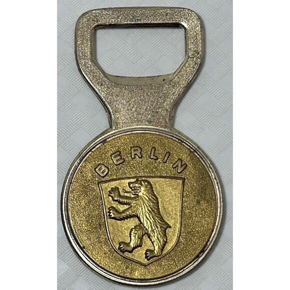 VTG BERLIN METAL BREWERINA BOTTLE OPENER - Picture 1 of 11